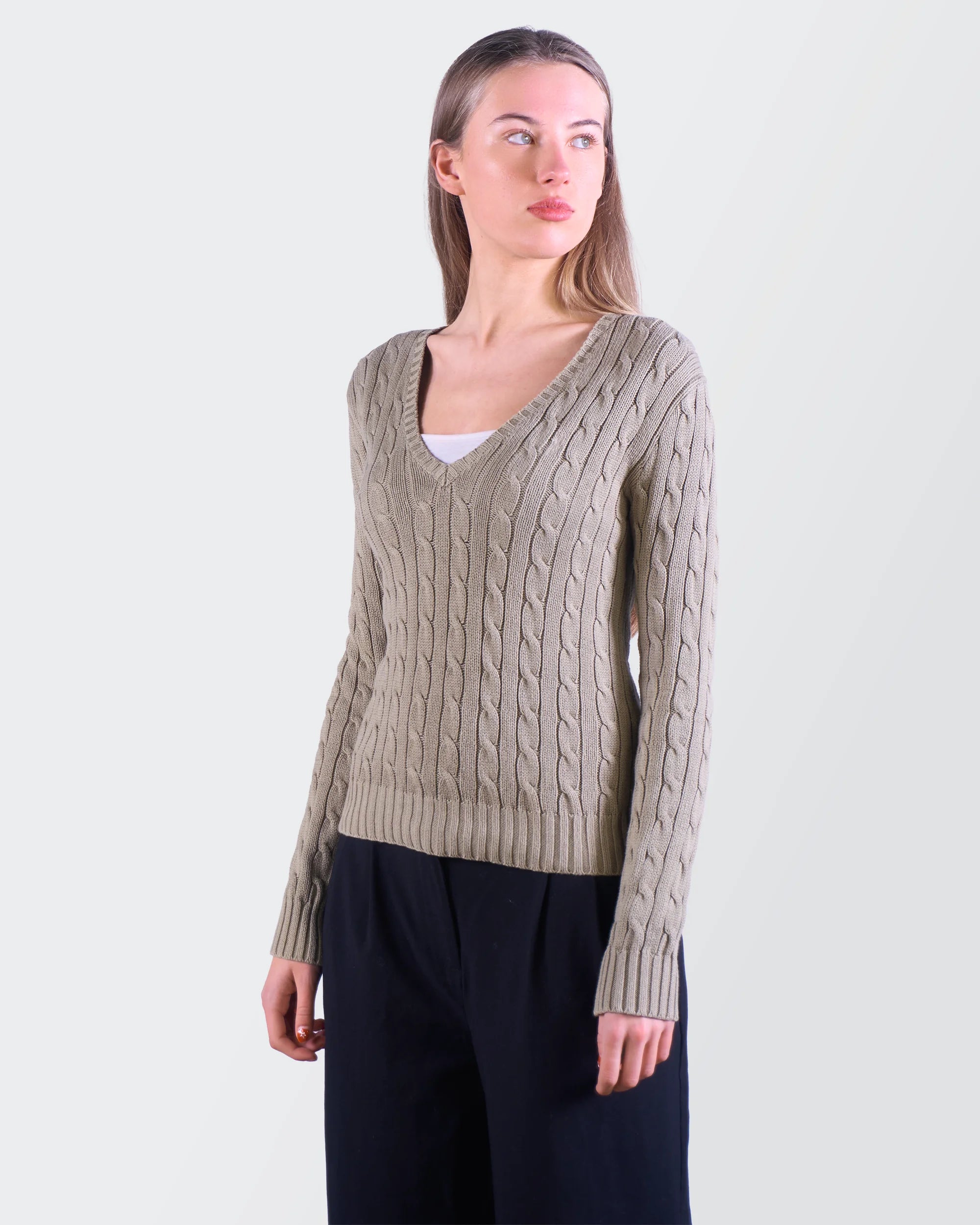 Ralph Lauren Cable Knit Sweater - M