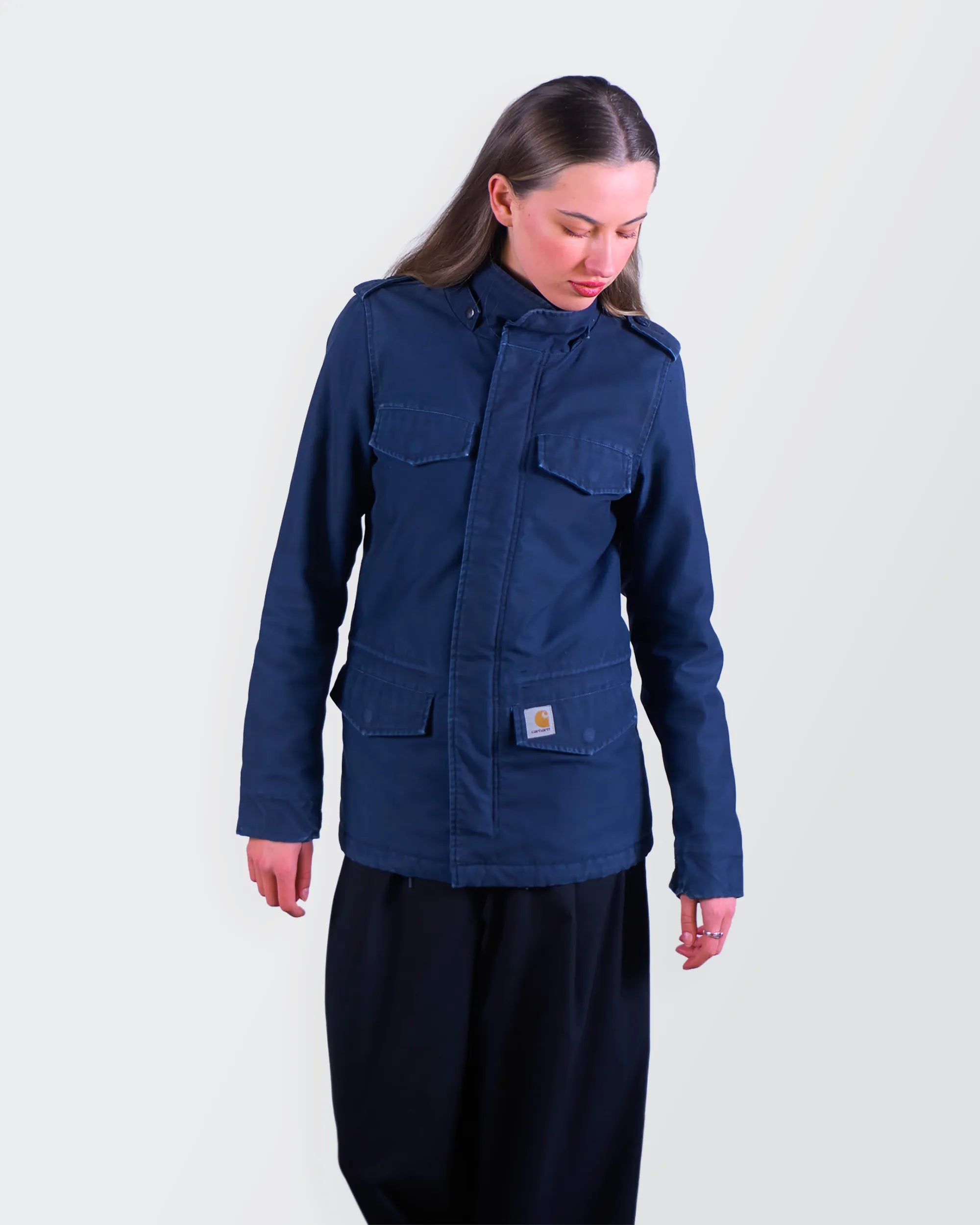 Carhartt Navy Parka Jacket - S