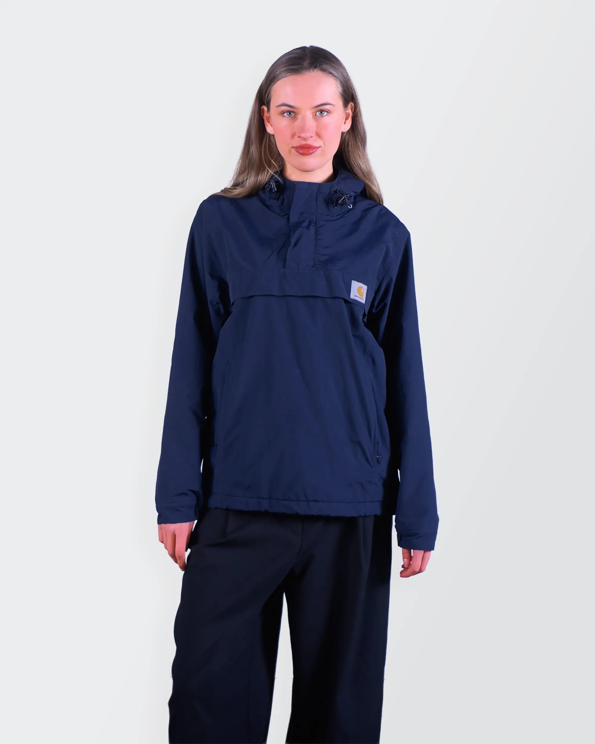 Carhartt marineblauwe anorakjas maat S