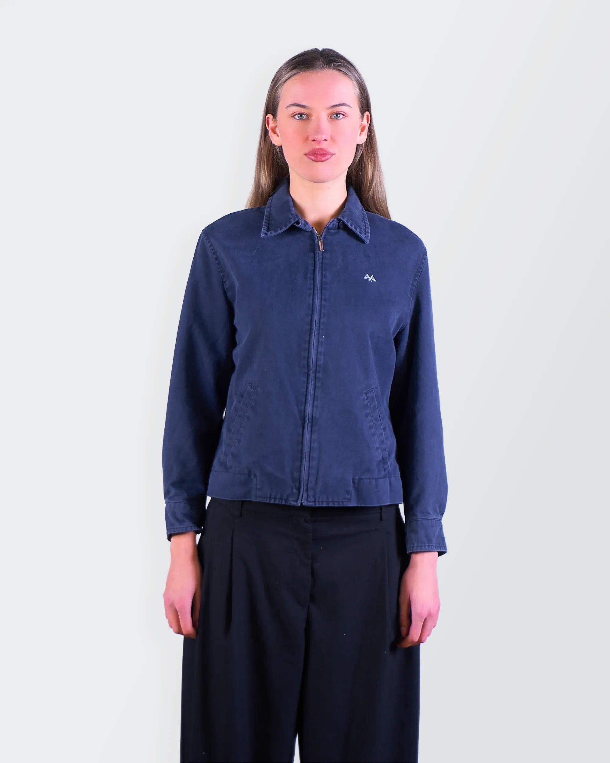 Burberry 2000's Blue Harrington Jacket - XXS