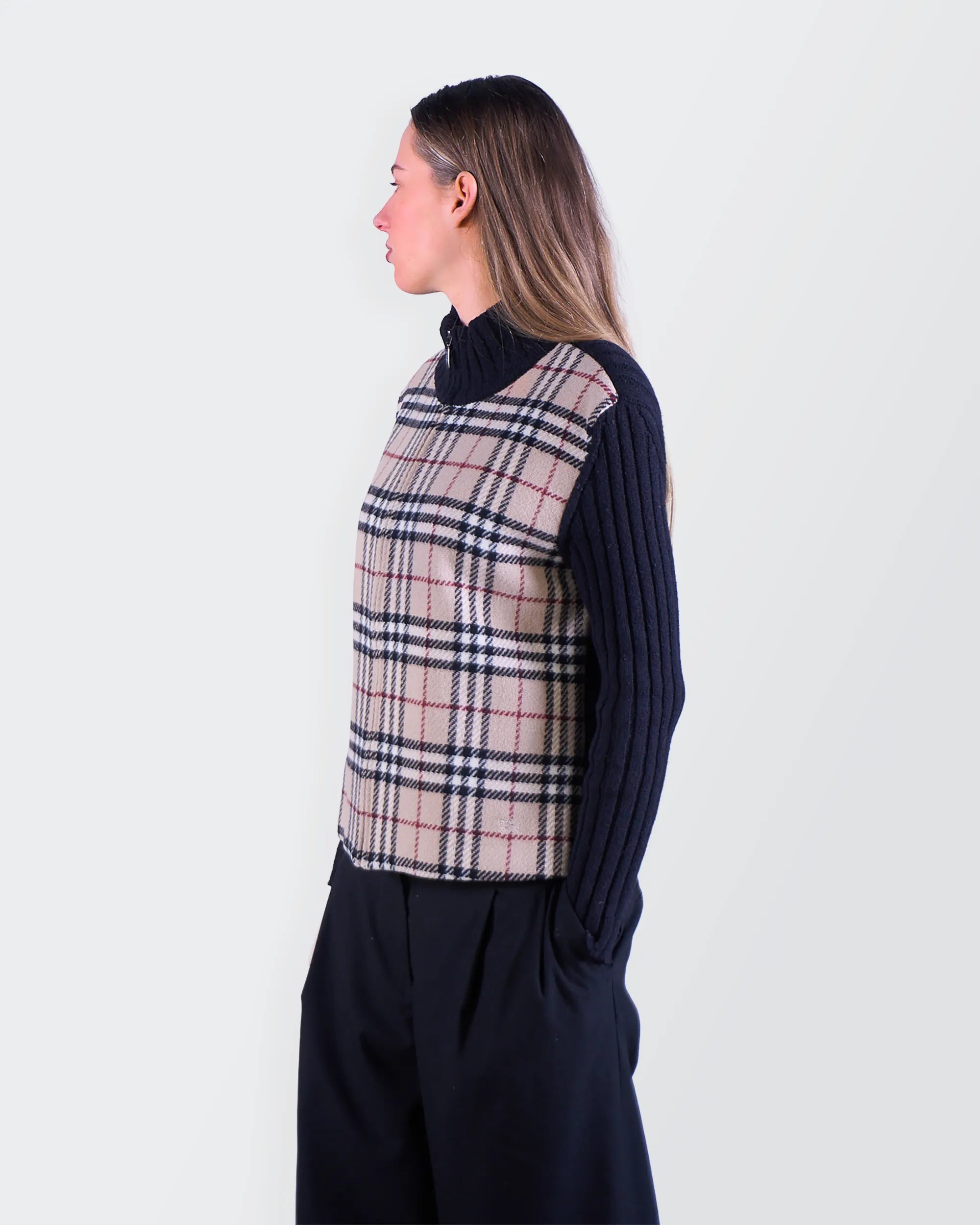 Burberry Beige Wool Vest - S