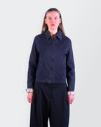 Burberry 2000's Navy Harrington Jacket - S