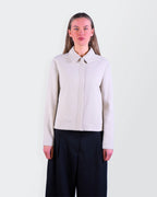 Burberry 2000's Beige Wool Harrington Jacket - S