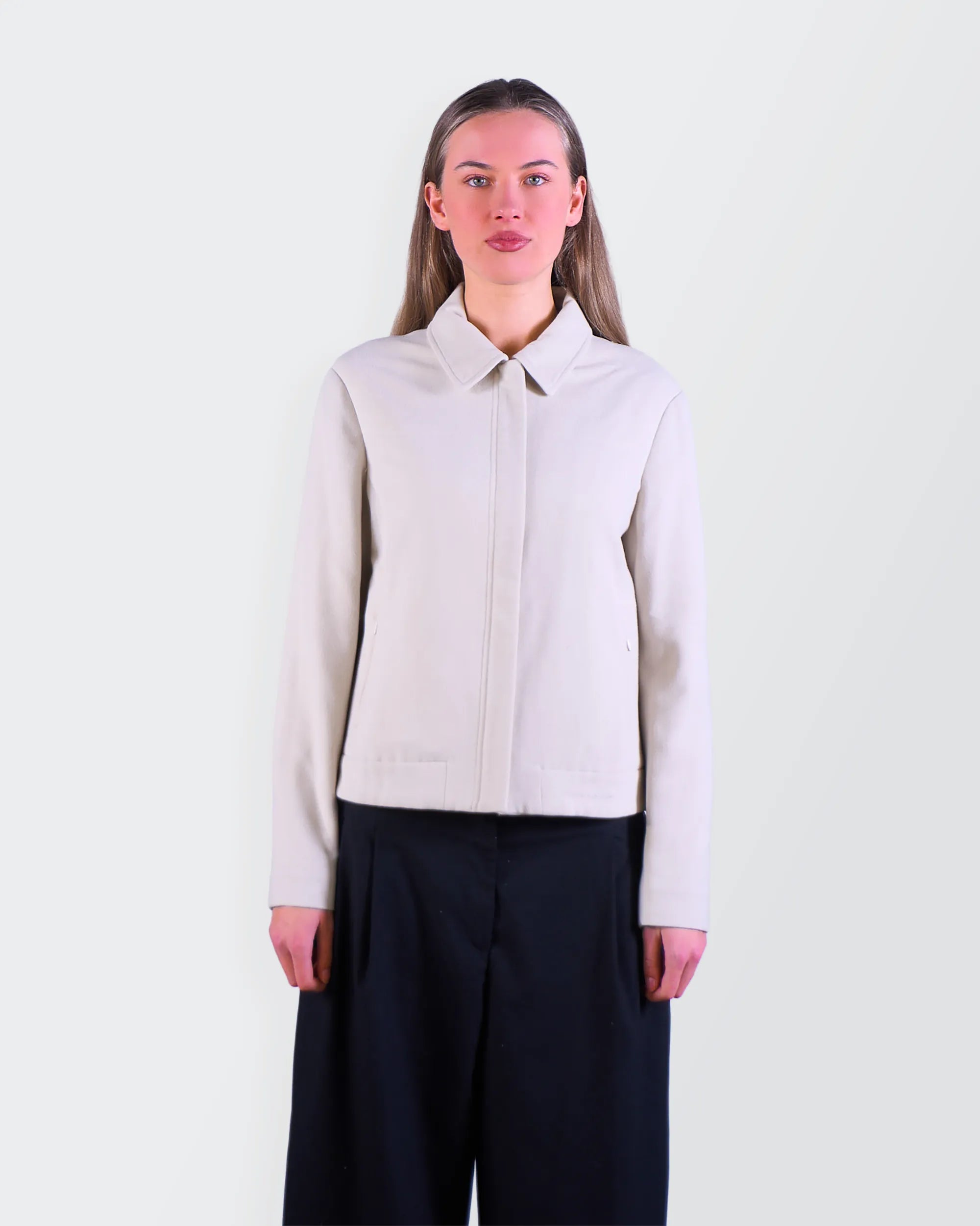 Burberry 2000's Beige Wool Harrington Jacket - S