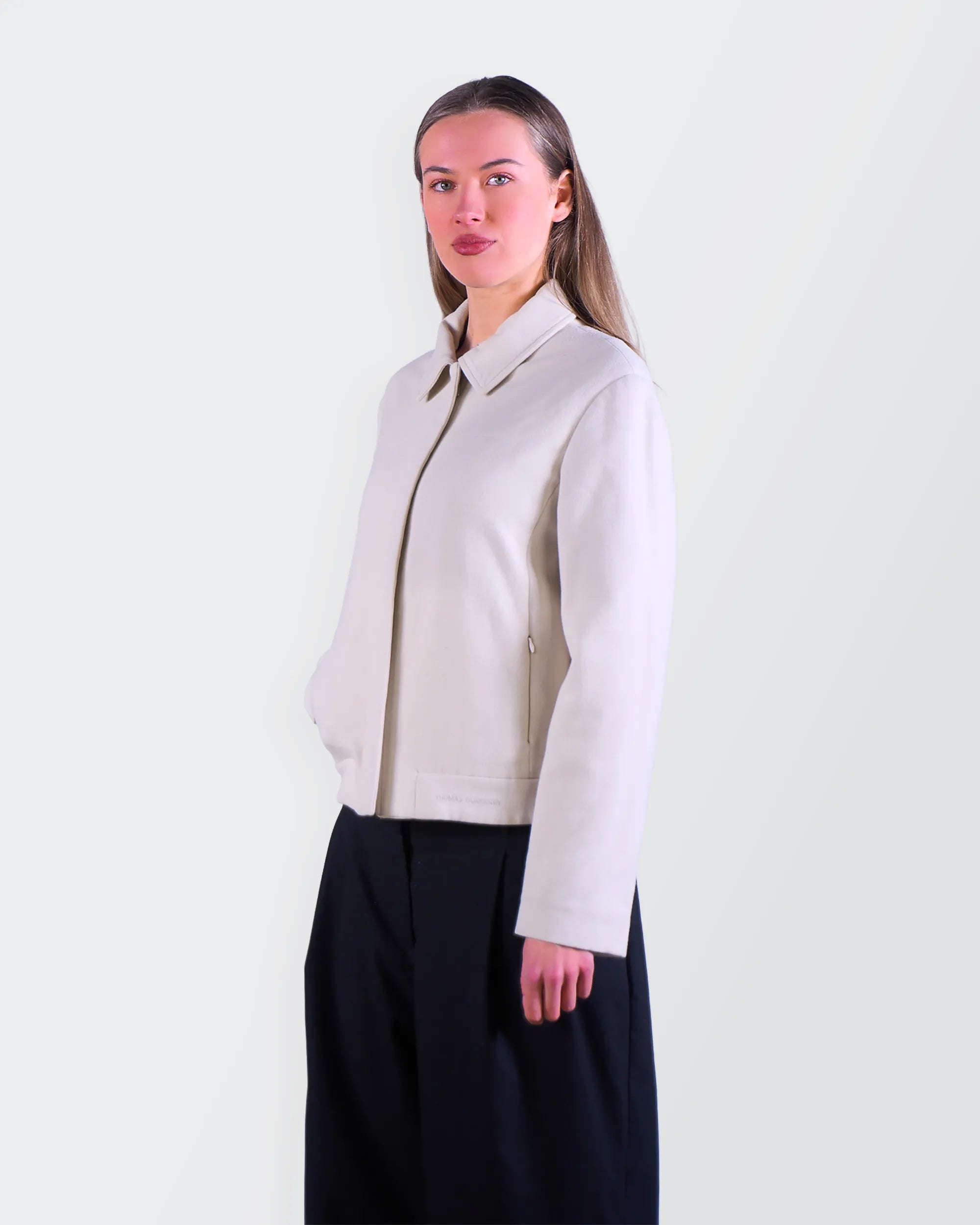 Burberry 2000's Beige Wool Harrington Jacket - S