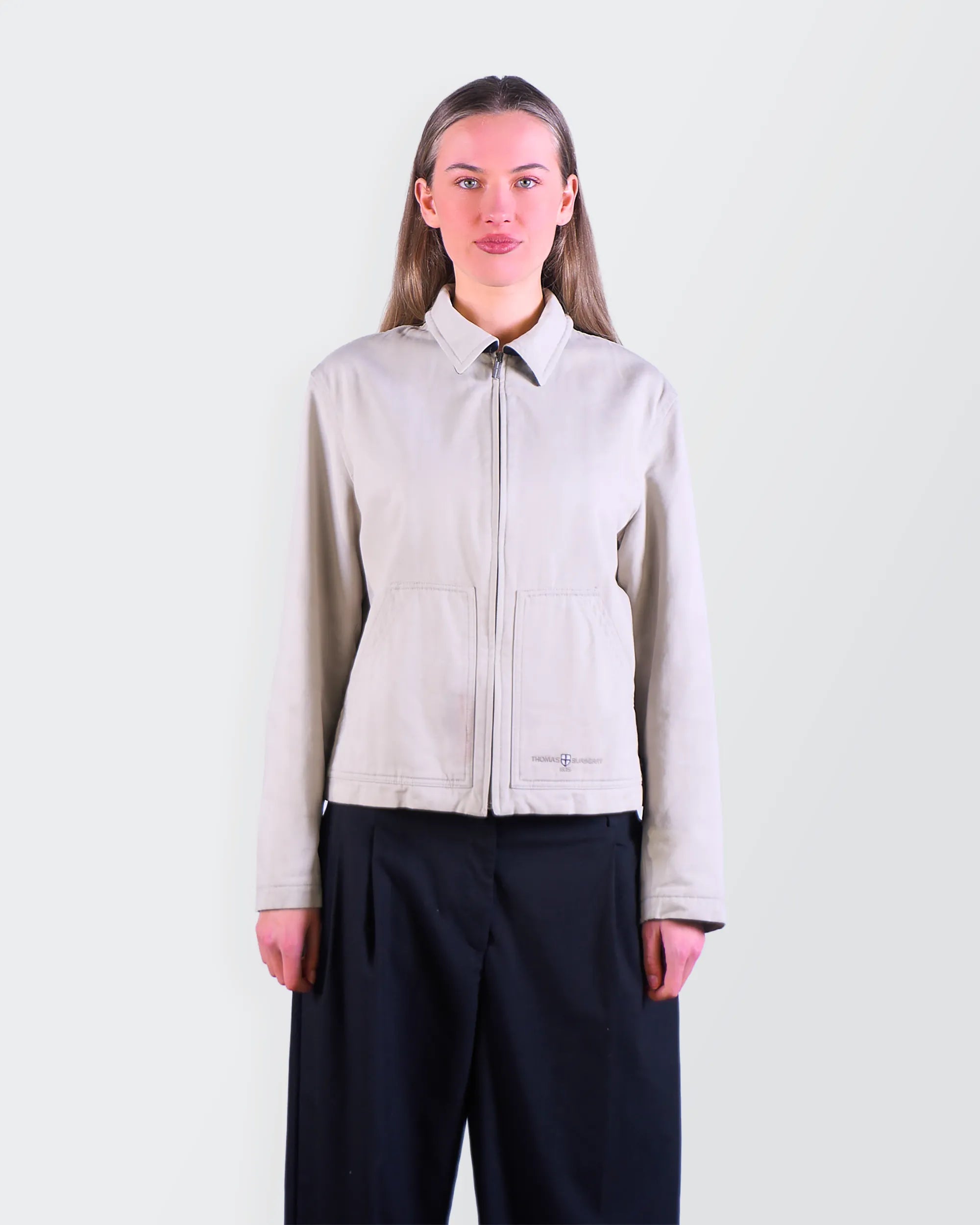 Burberry 2000's Beige Harrington Jacket - S