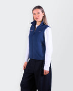 Patagonia marineblauwe fleecevest (maat S)