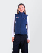 Patagonia marineblauwe fleecevest (maat S)