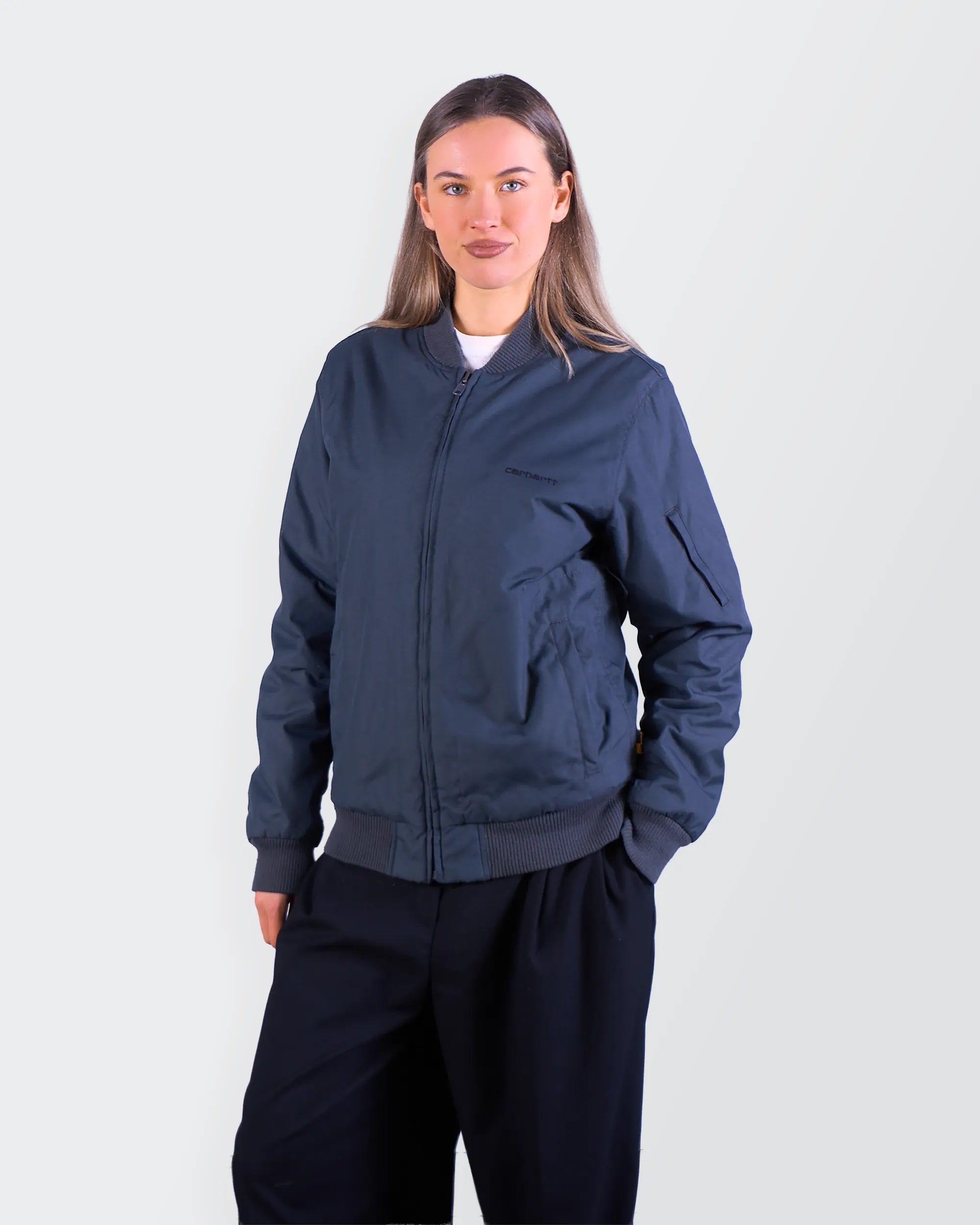 Carhartt Grey Bomber Jacket M