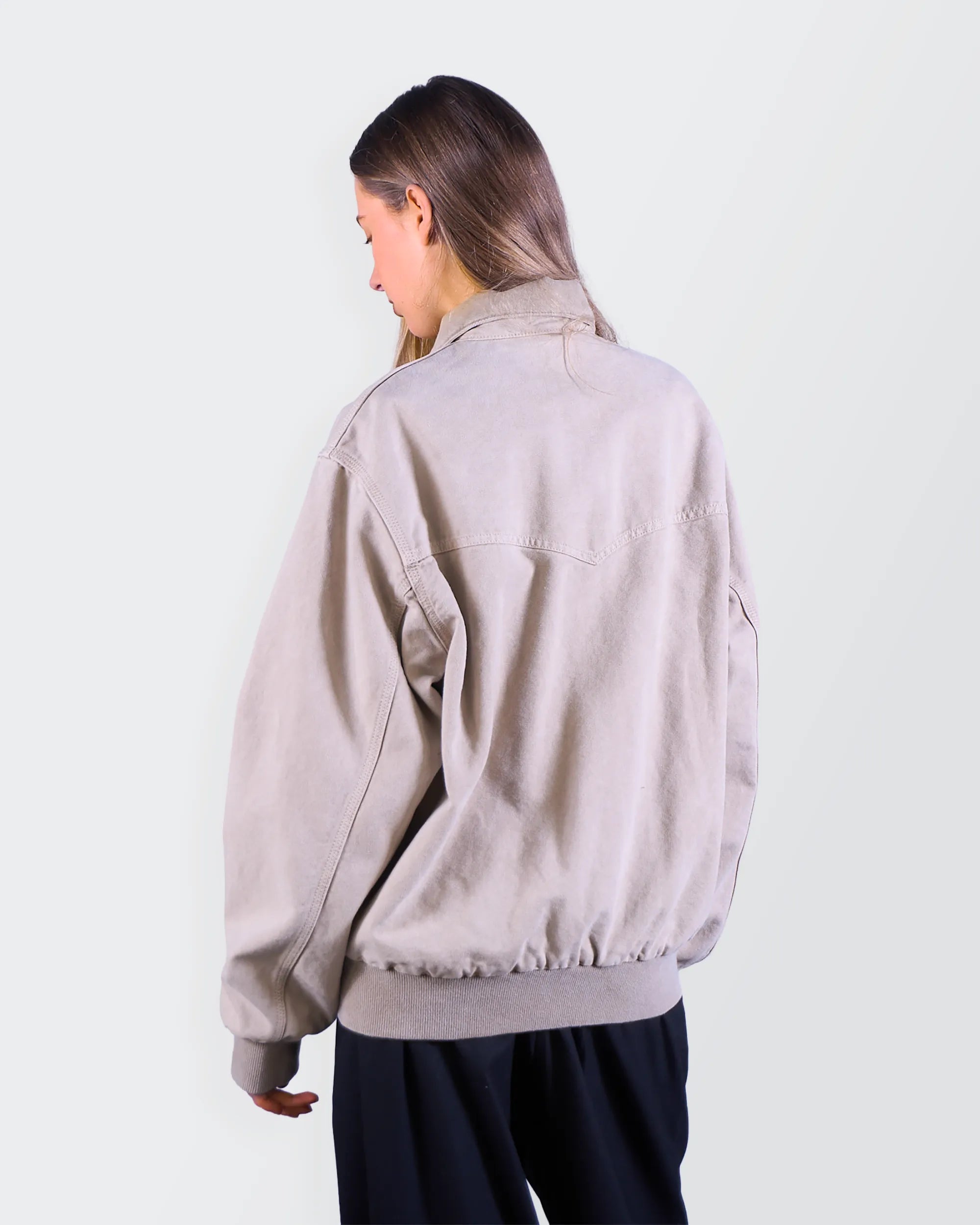 Carhartt beige Sante Fe bomberjack - M