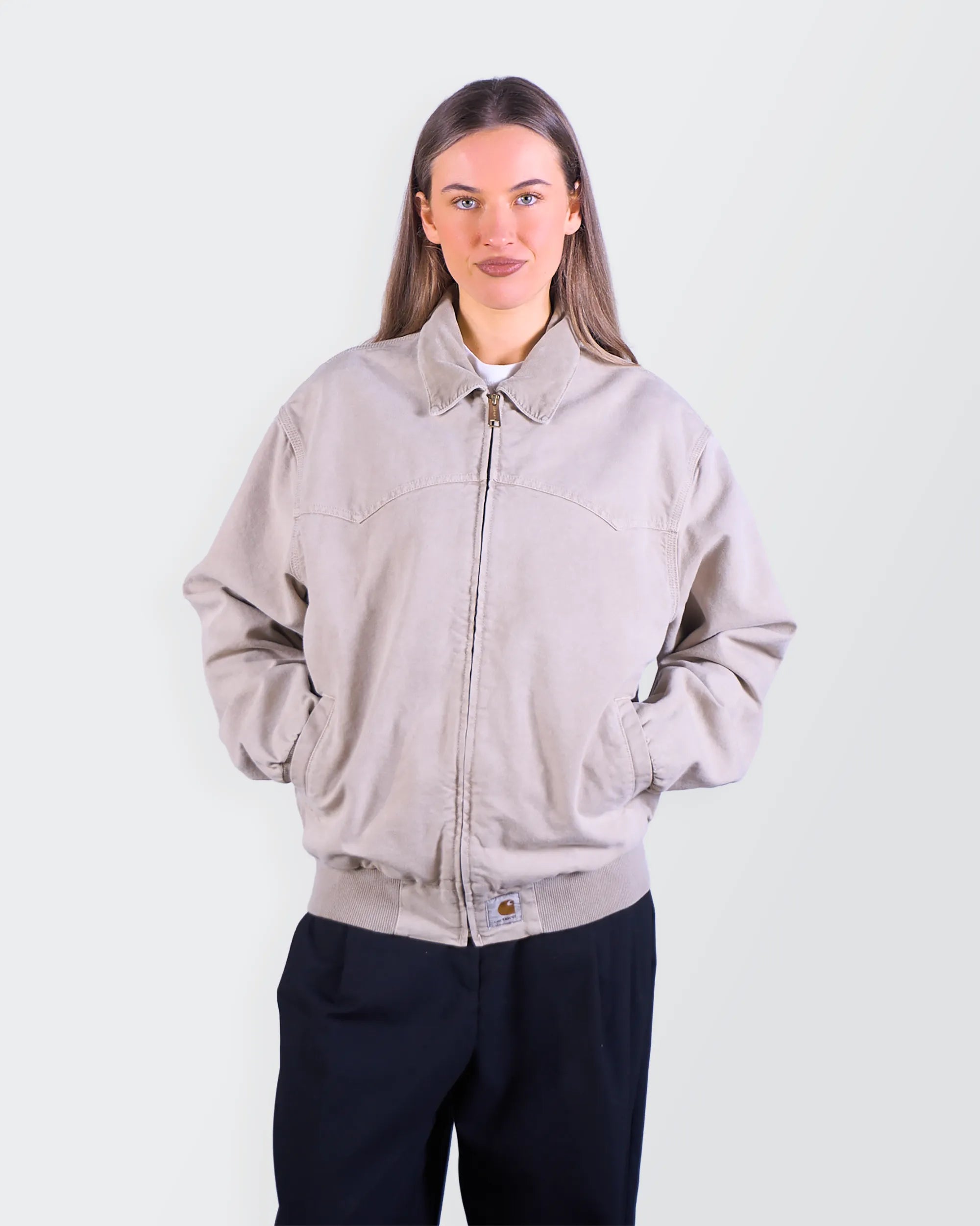 Carhartt beige Sante Fe bomberjack - M