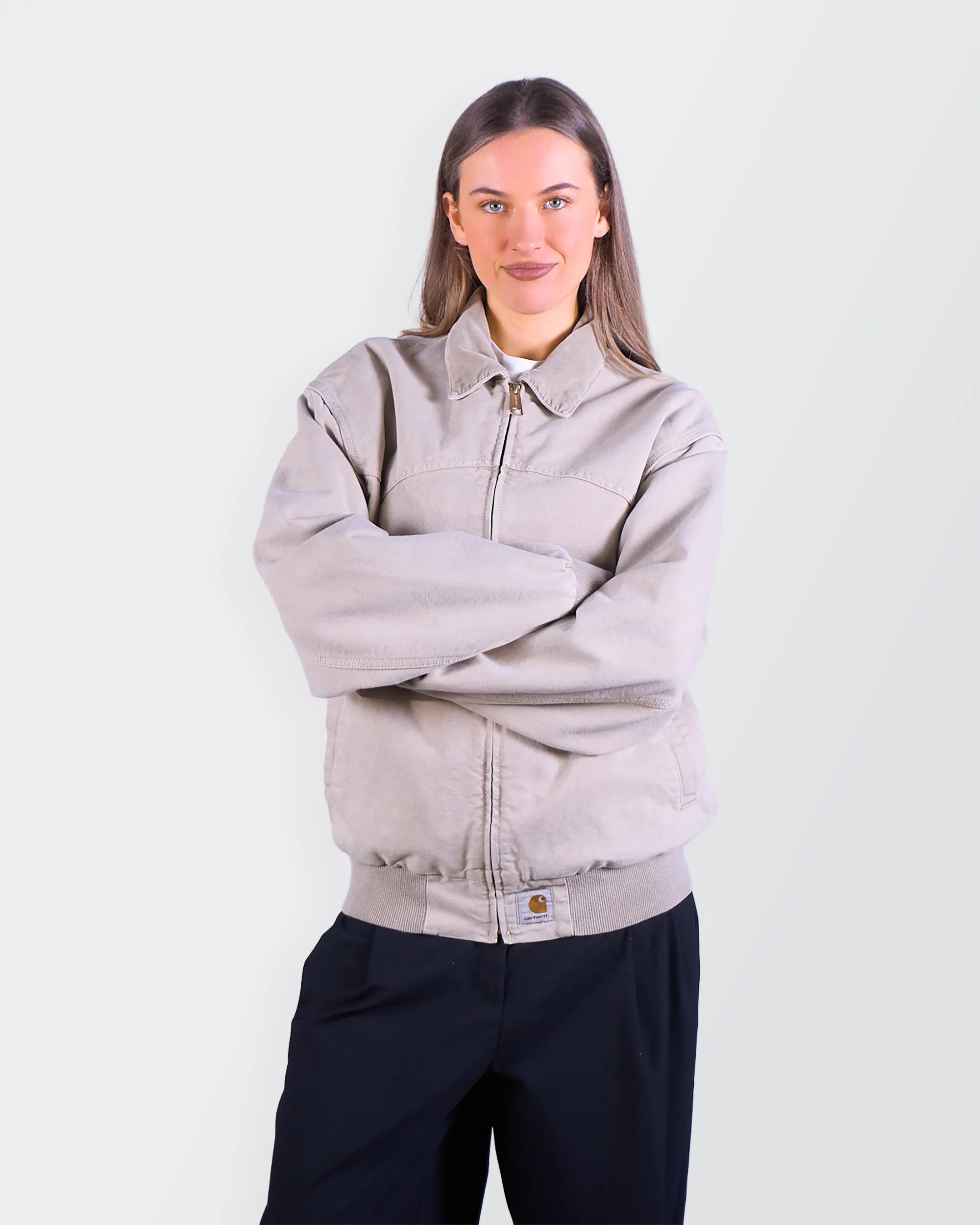 Carhartt beige Sante Fe bomberjack - M