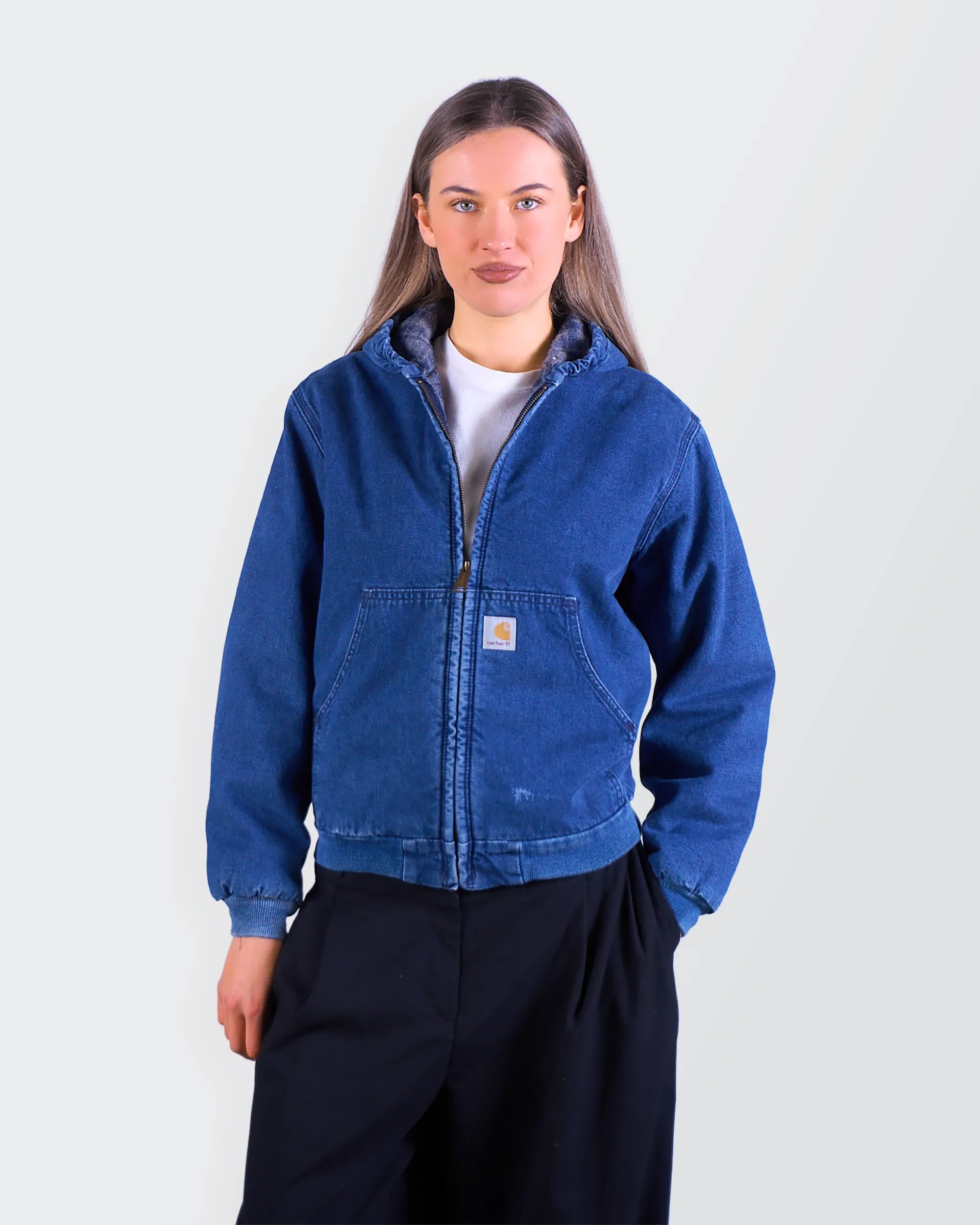 Vintage Carhartt Active Denim Jacket Denim - XS