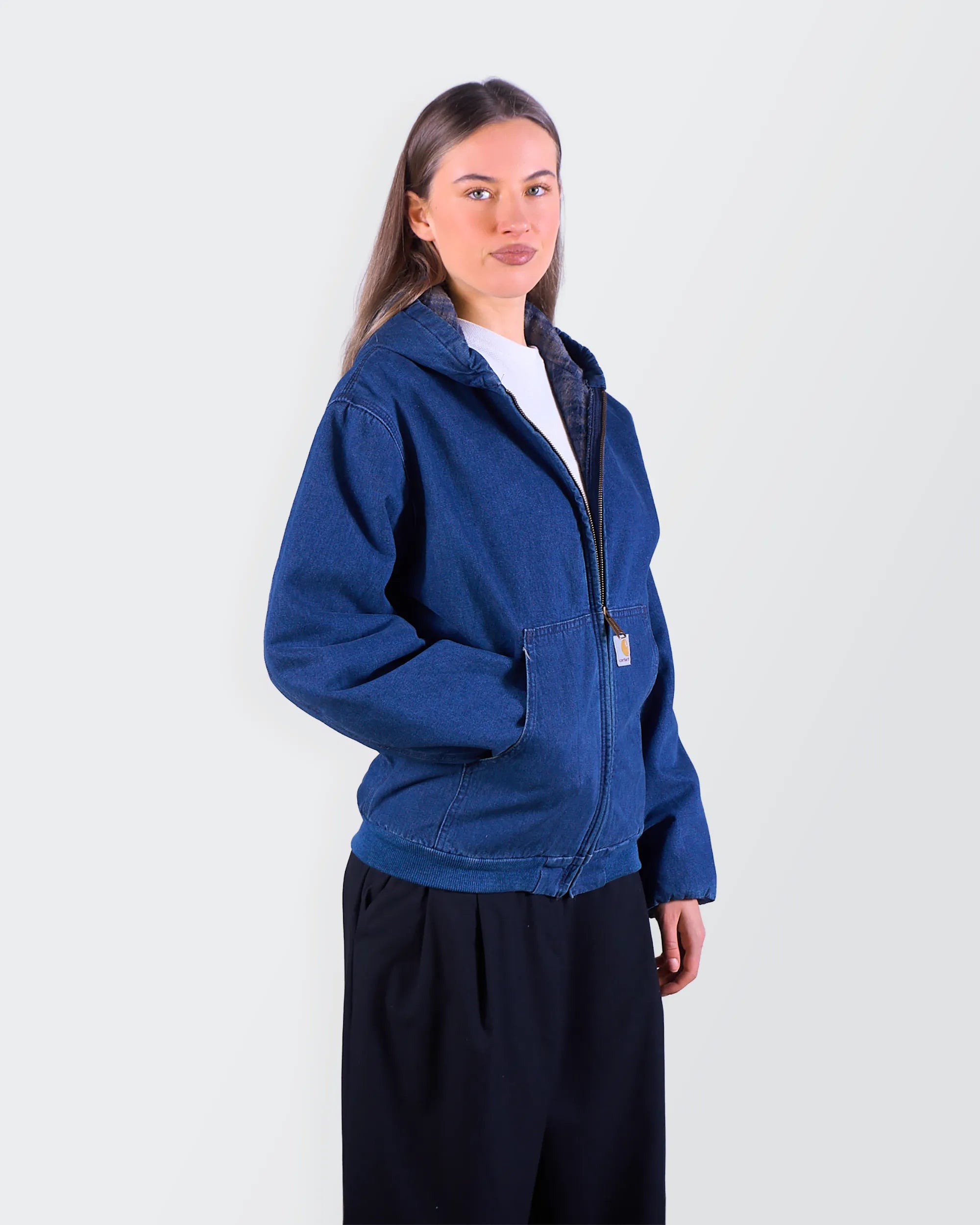 Carhartt Blue Active Denim Jacket - M