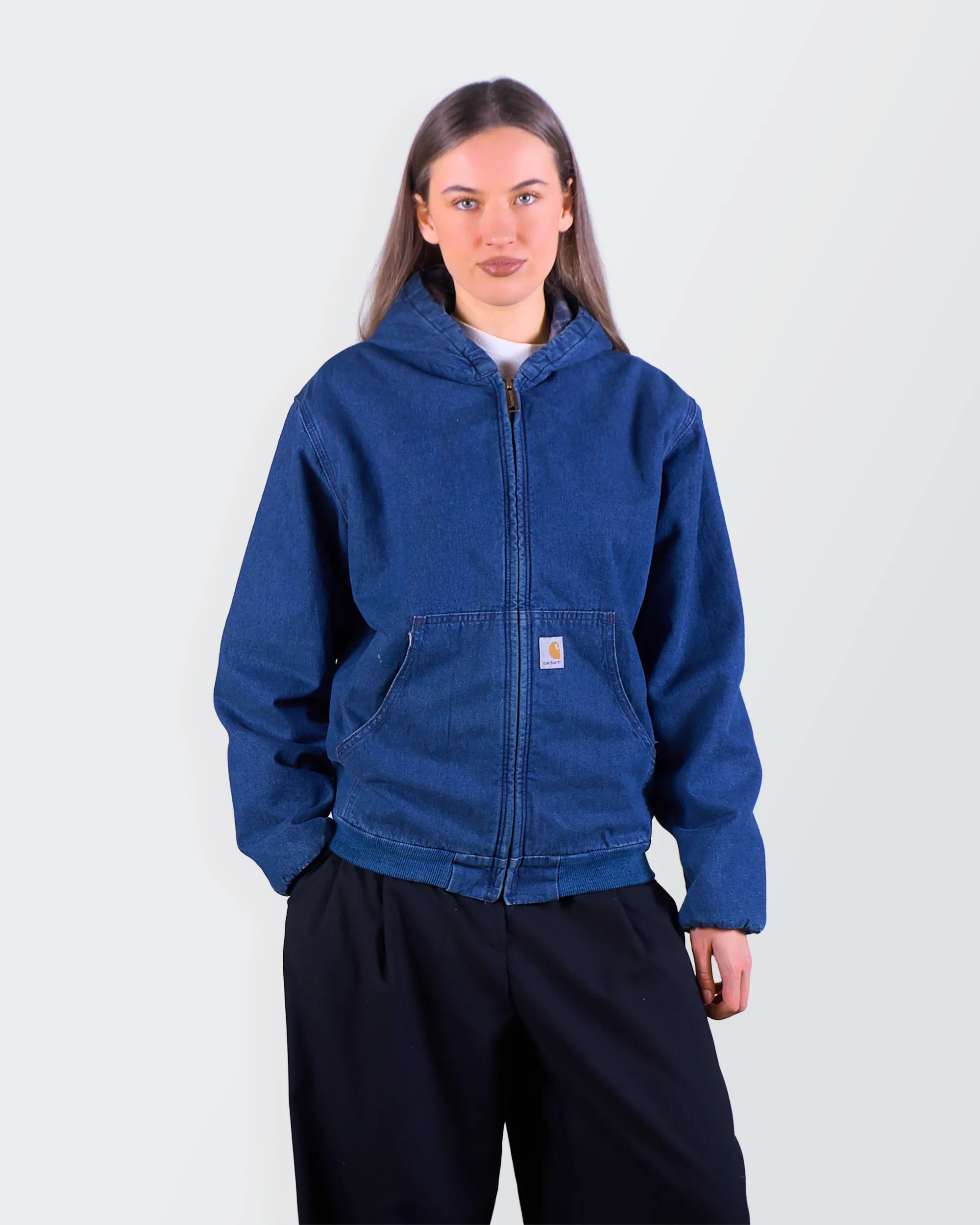 Carhartt Blue Active Denim Jacket - M