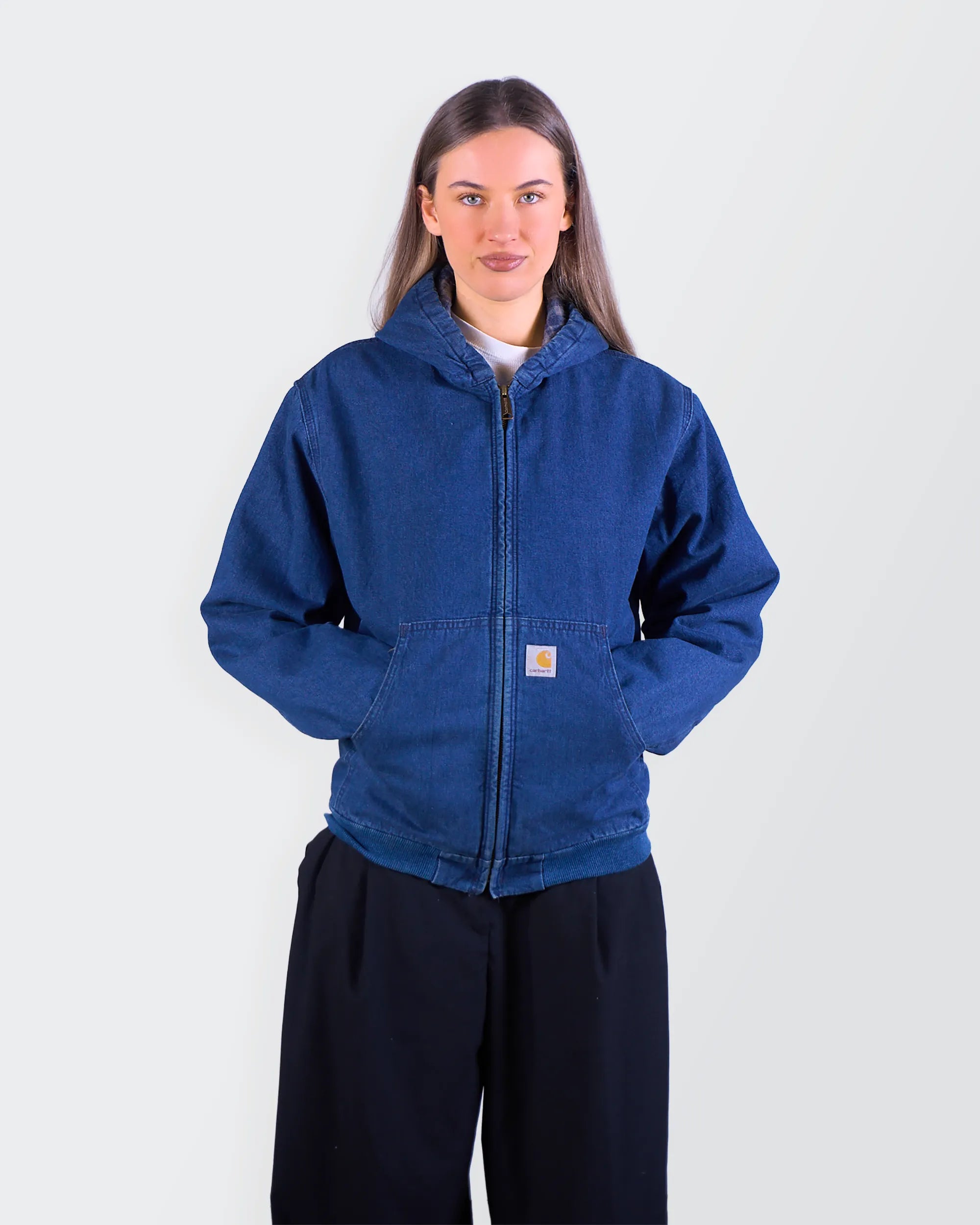 Carhartt Blue Active Denim Jacket - M