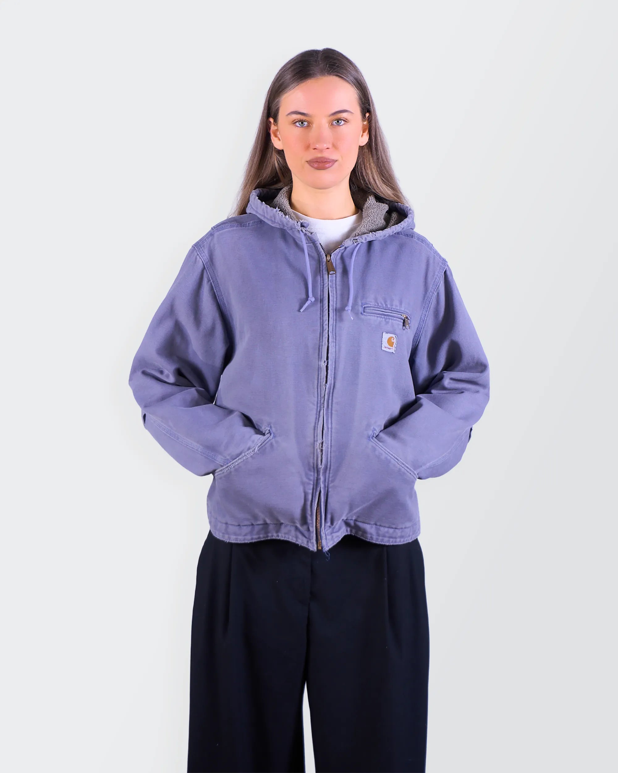 Carhartt Purple Active Canvas Jacket M