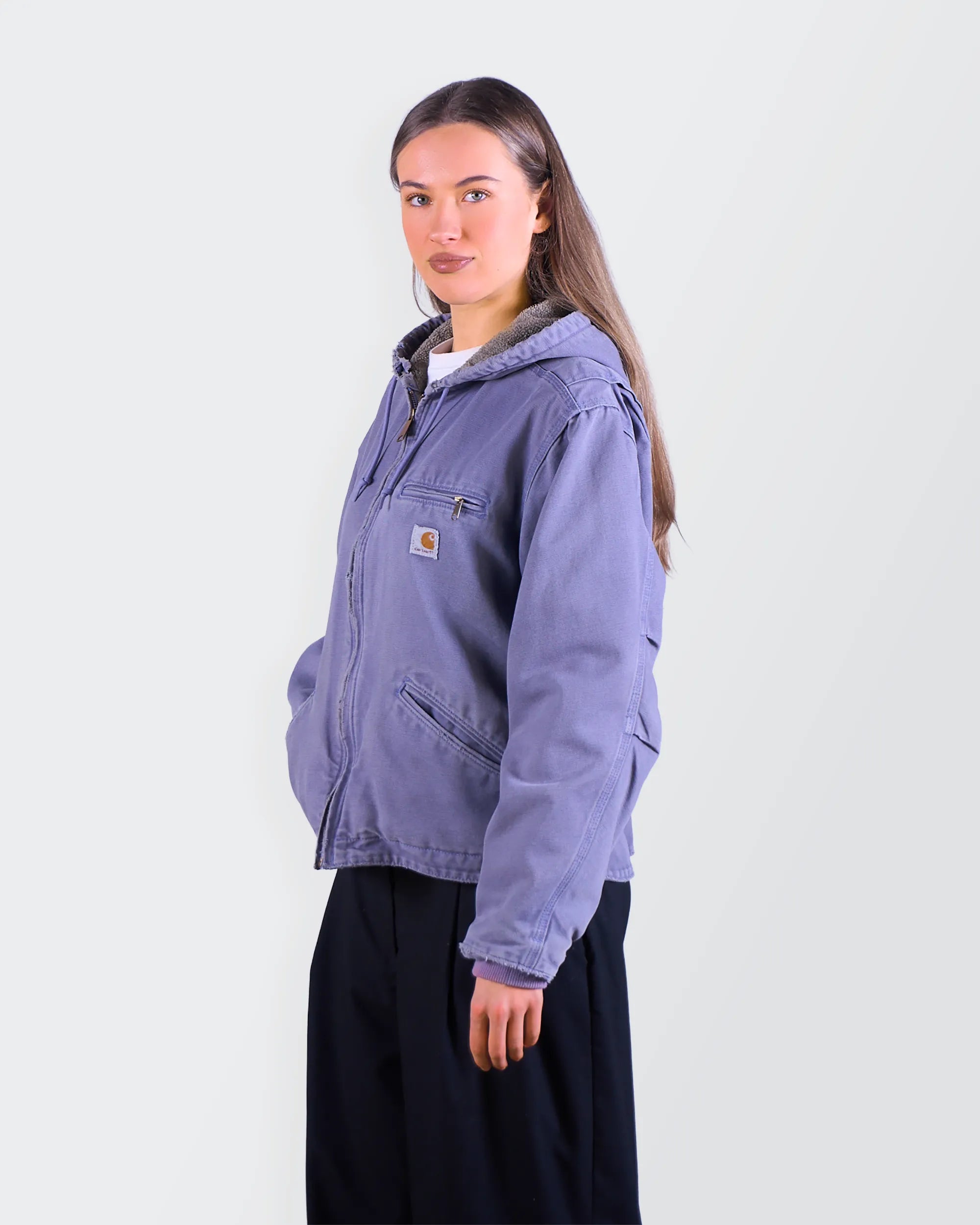 Carhartt Purple Active Canvas Jacket M