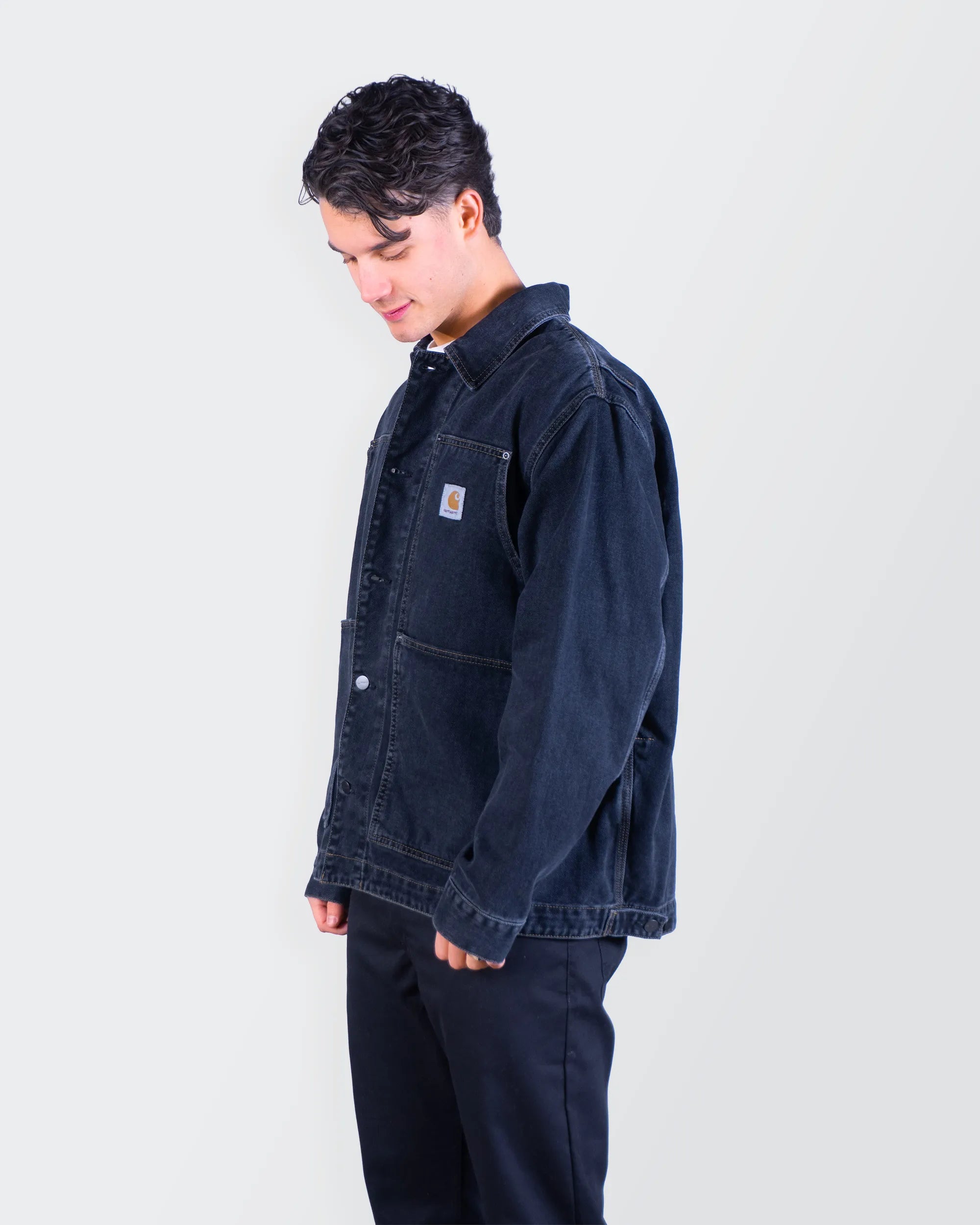 Carhartt marineblauwe spijkerjas - M