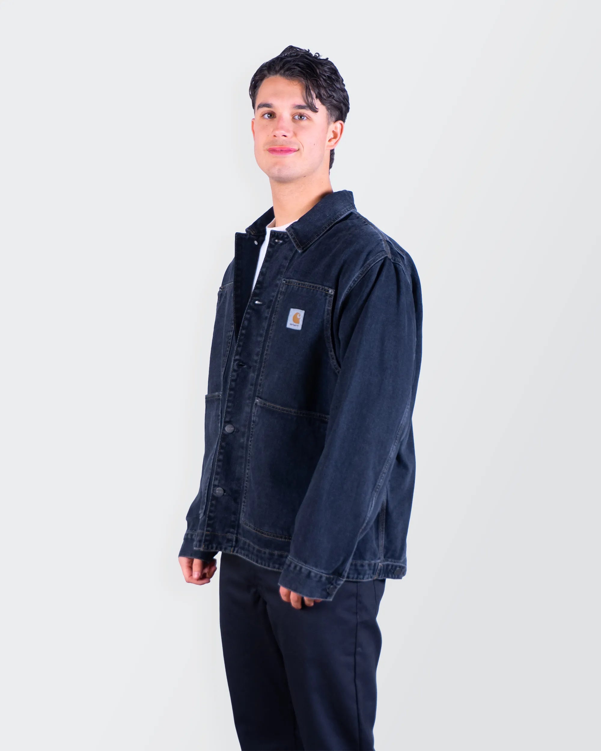 Carhartt marineblauwe spijkerjas - M