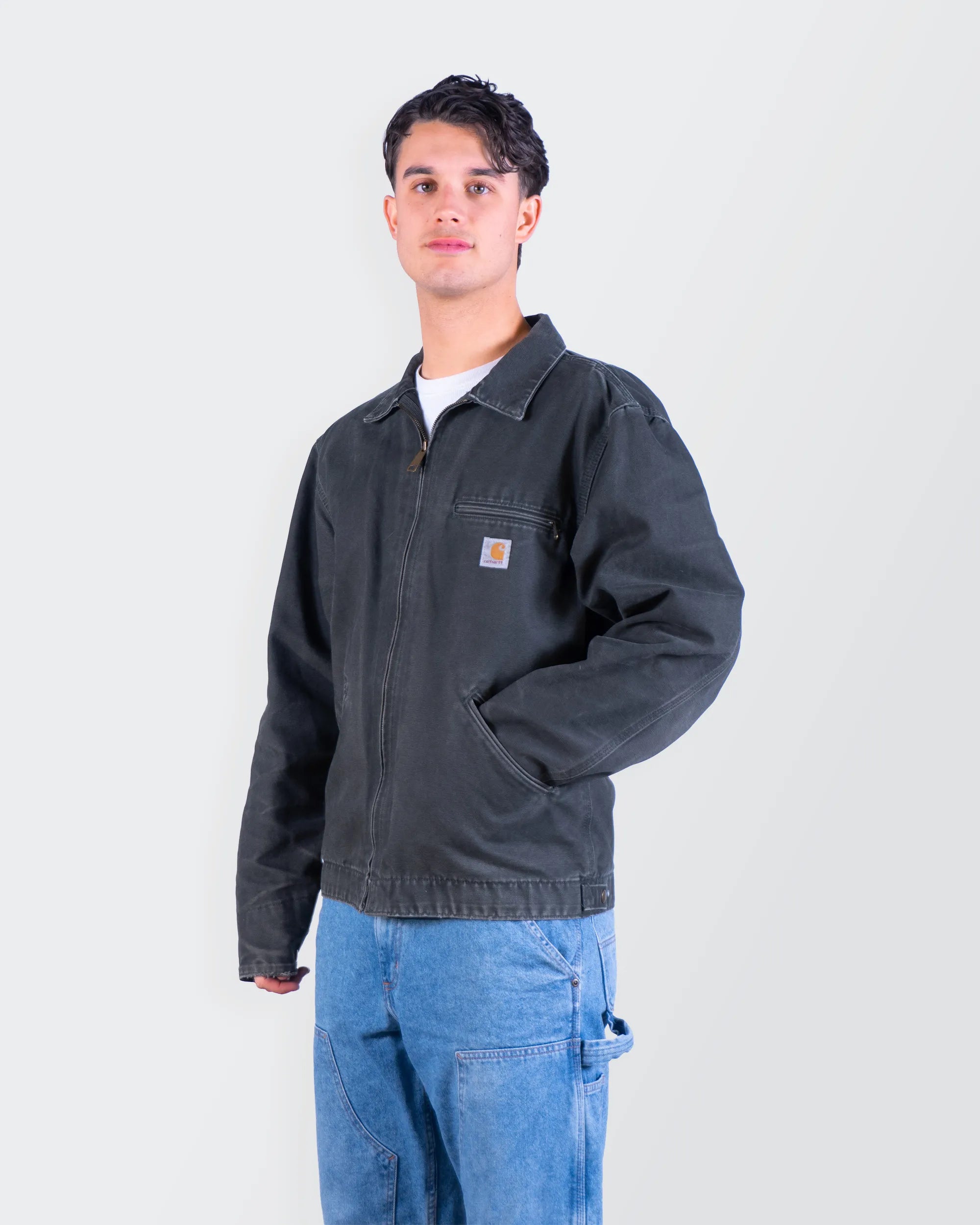 Carhartt 2000's Green Detroit Jacket - L