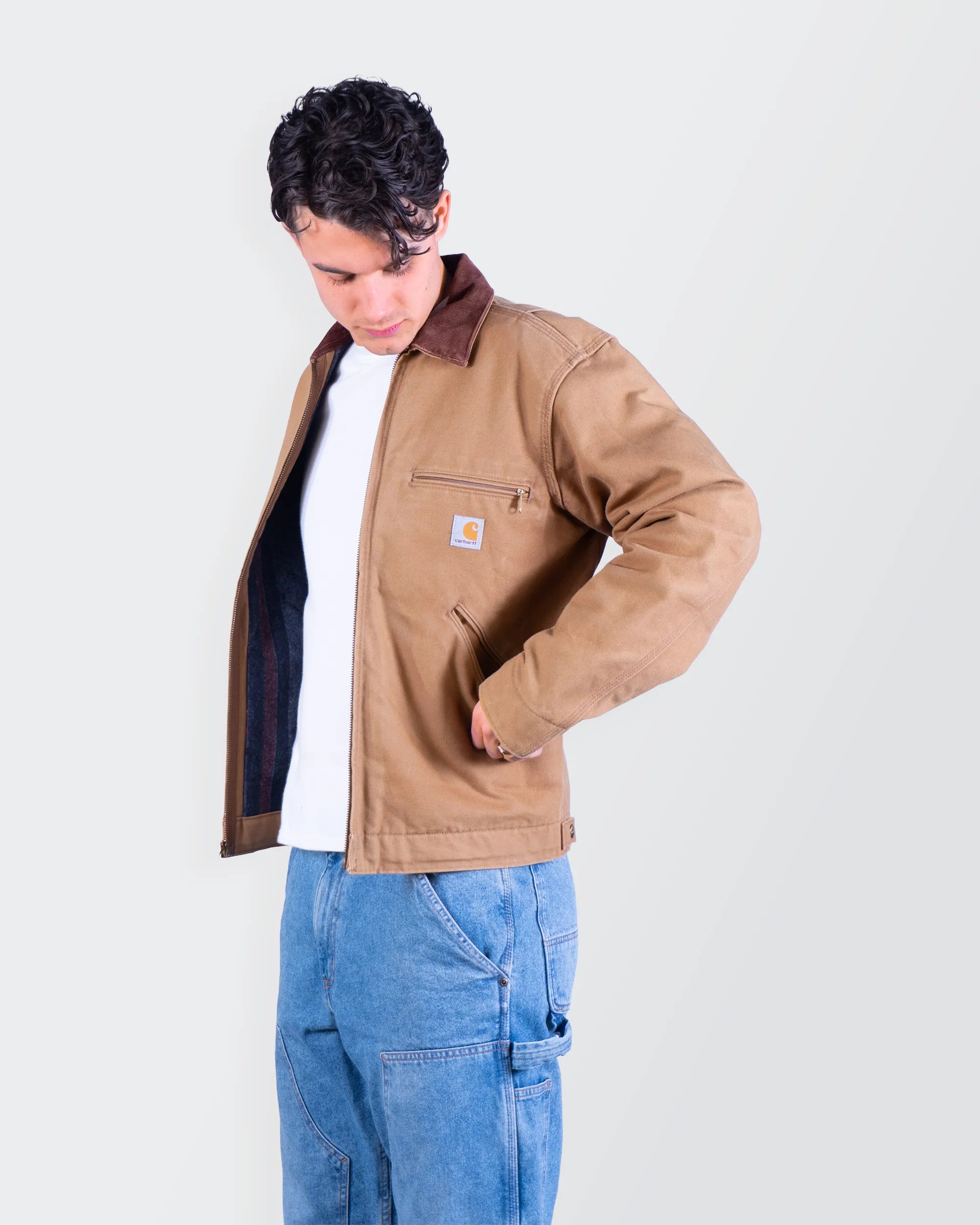 Carhartt bruine Detroit-jas - M