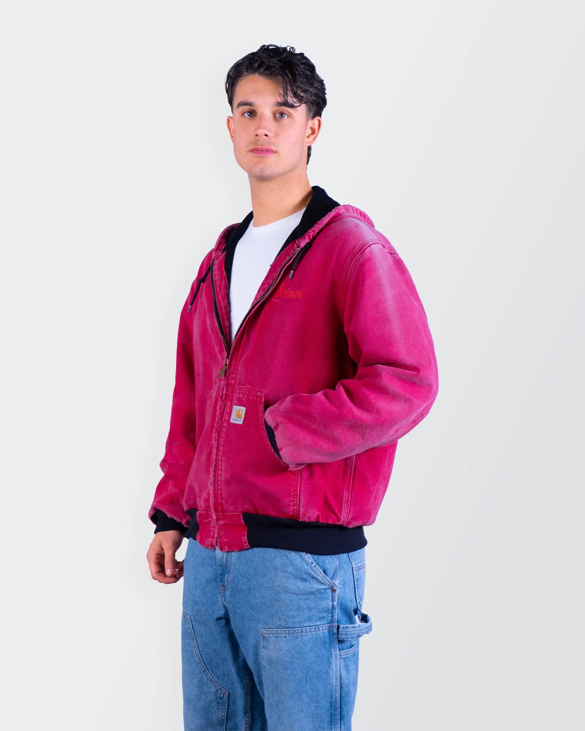 Carhartt 2000's Red Canvas Active Jacket - M