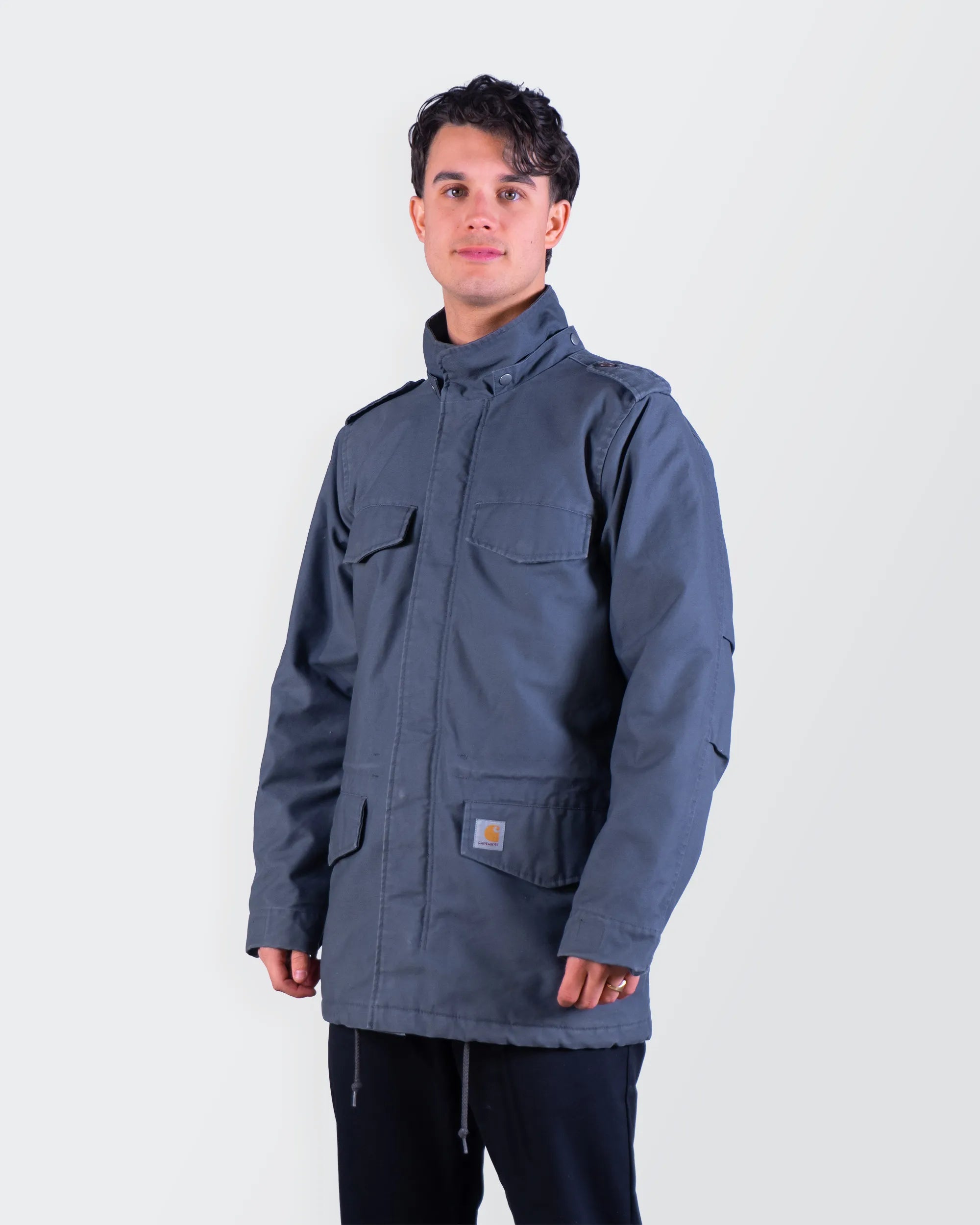 Carhartt Blue Parka Jacket - L