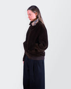 Burberry 2000's Brown Corduroy Harrington Jacket - M