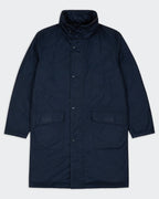 Burberry Navy Overcoat - XL