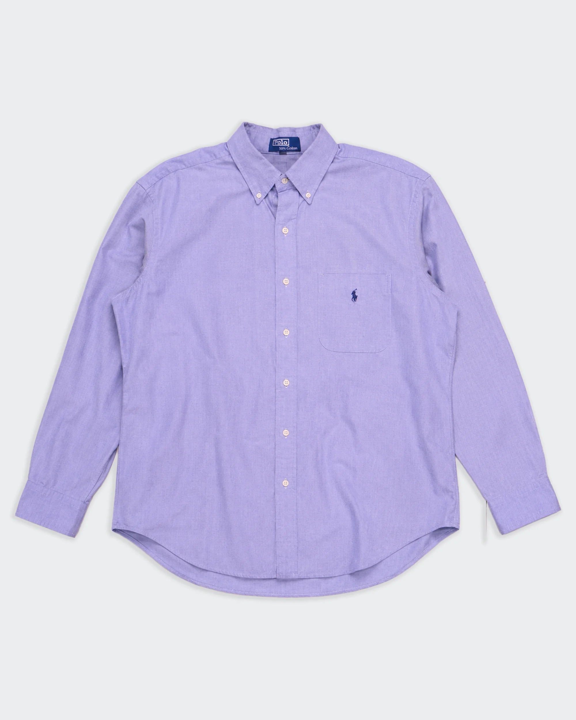 Ralph Lauren Blue Button-down Shirt - XL