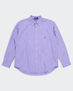 Ralph Lauren Blue Button-down Shirt - XL