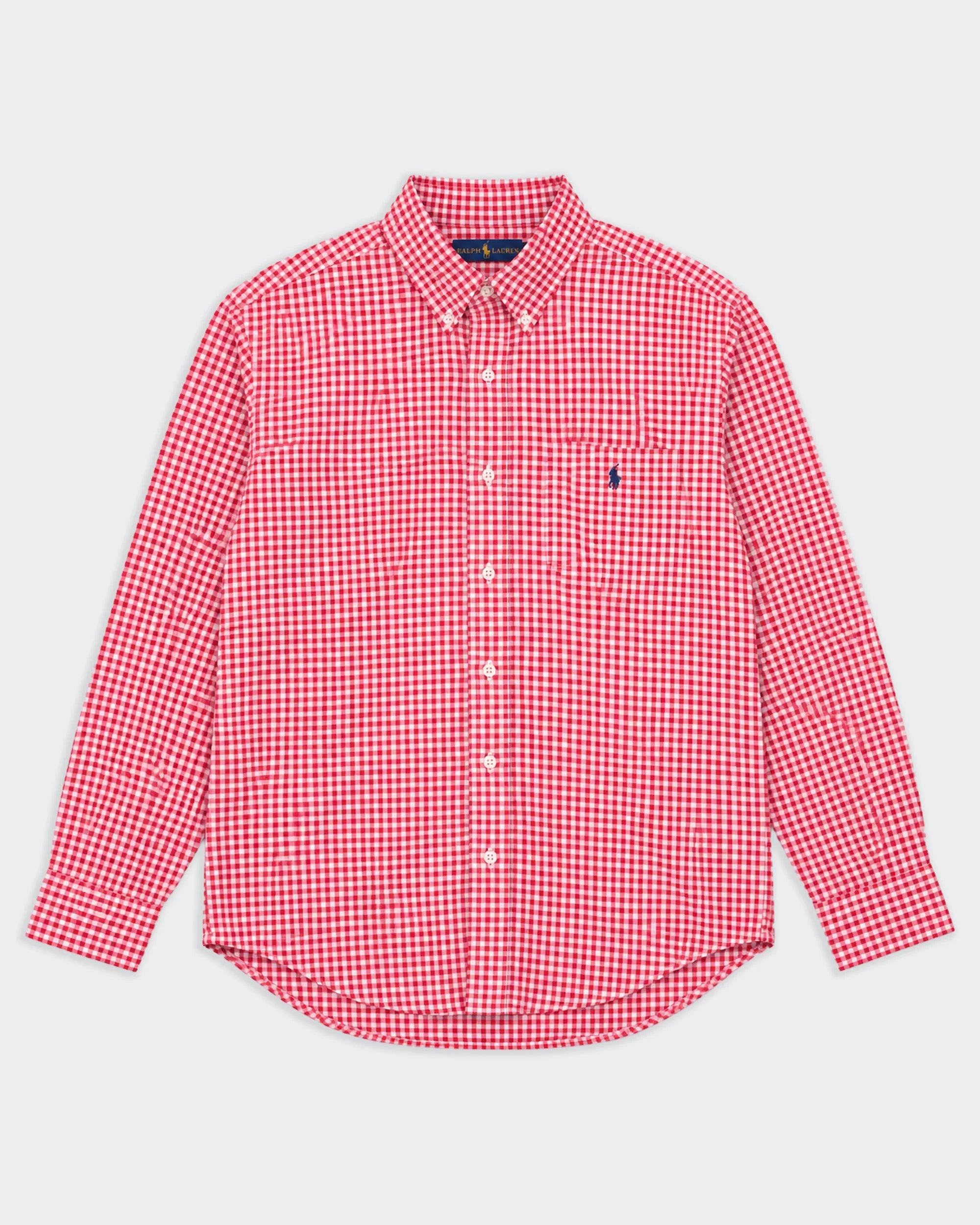 Ralph Lauren Red Button-down Shirt - L