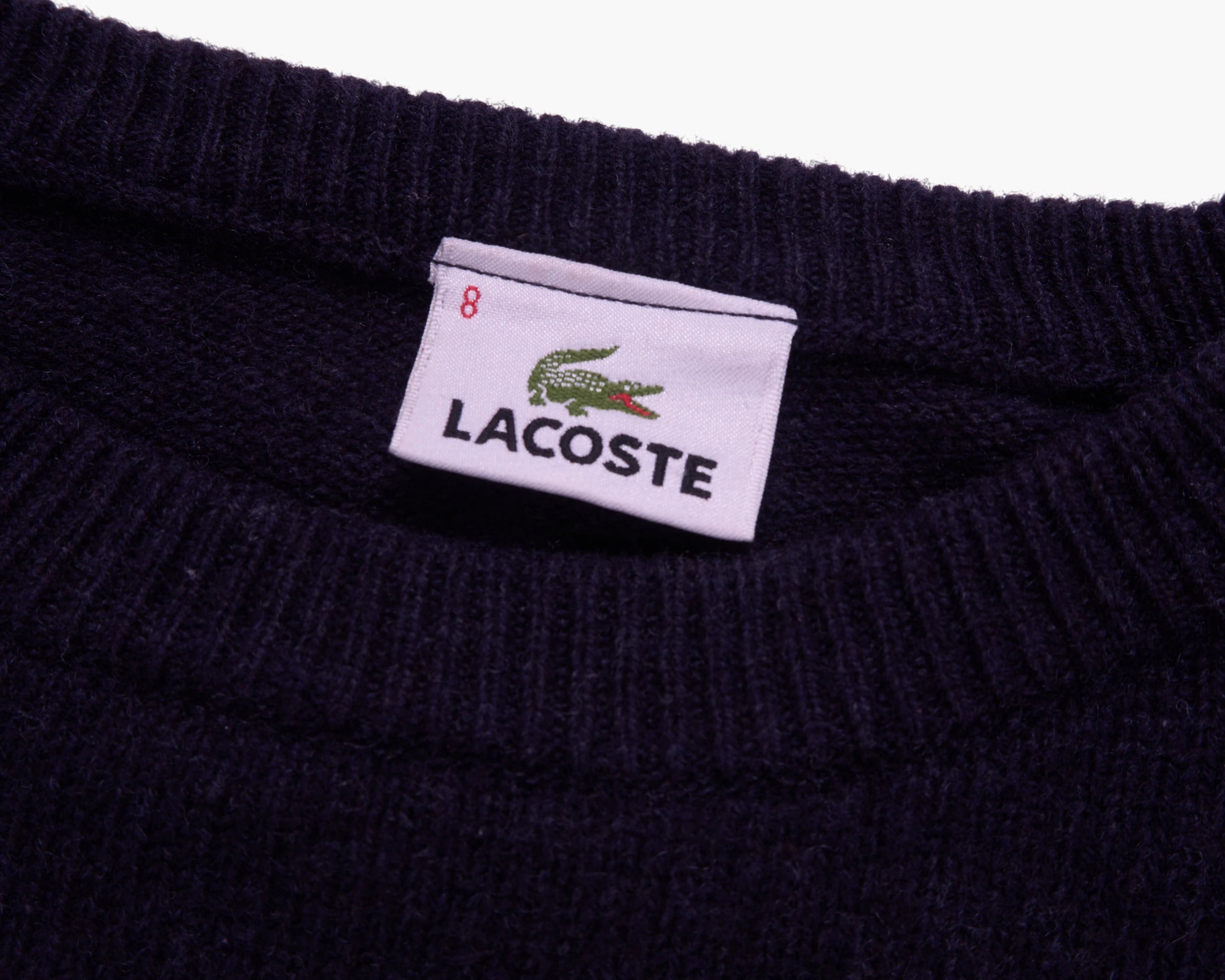 Lacoste Navy Crewneck Jumper - XL