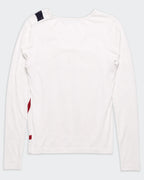 Burberry White Long Sleeve T-shirt - M