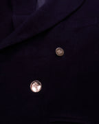 Burberry Navy Double-breasted Blazer - L/M