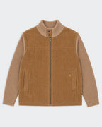Burberry Brown Zip Cardigan - L