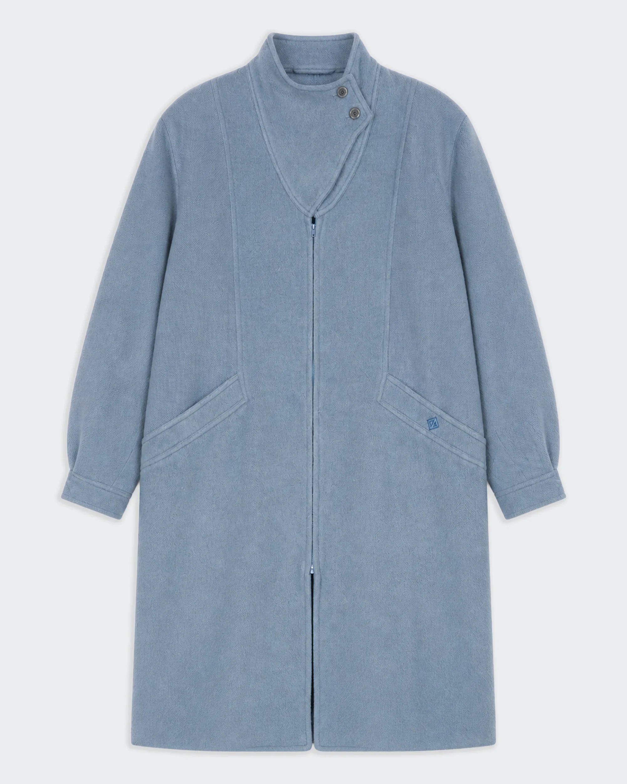 Christian Dior Blue Overcoat - L