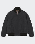 Burberry Grey Bomber Jacket -