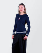 Ralph Lauren Navy Crewneck Jumper -