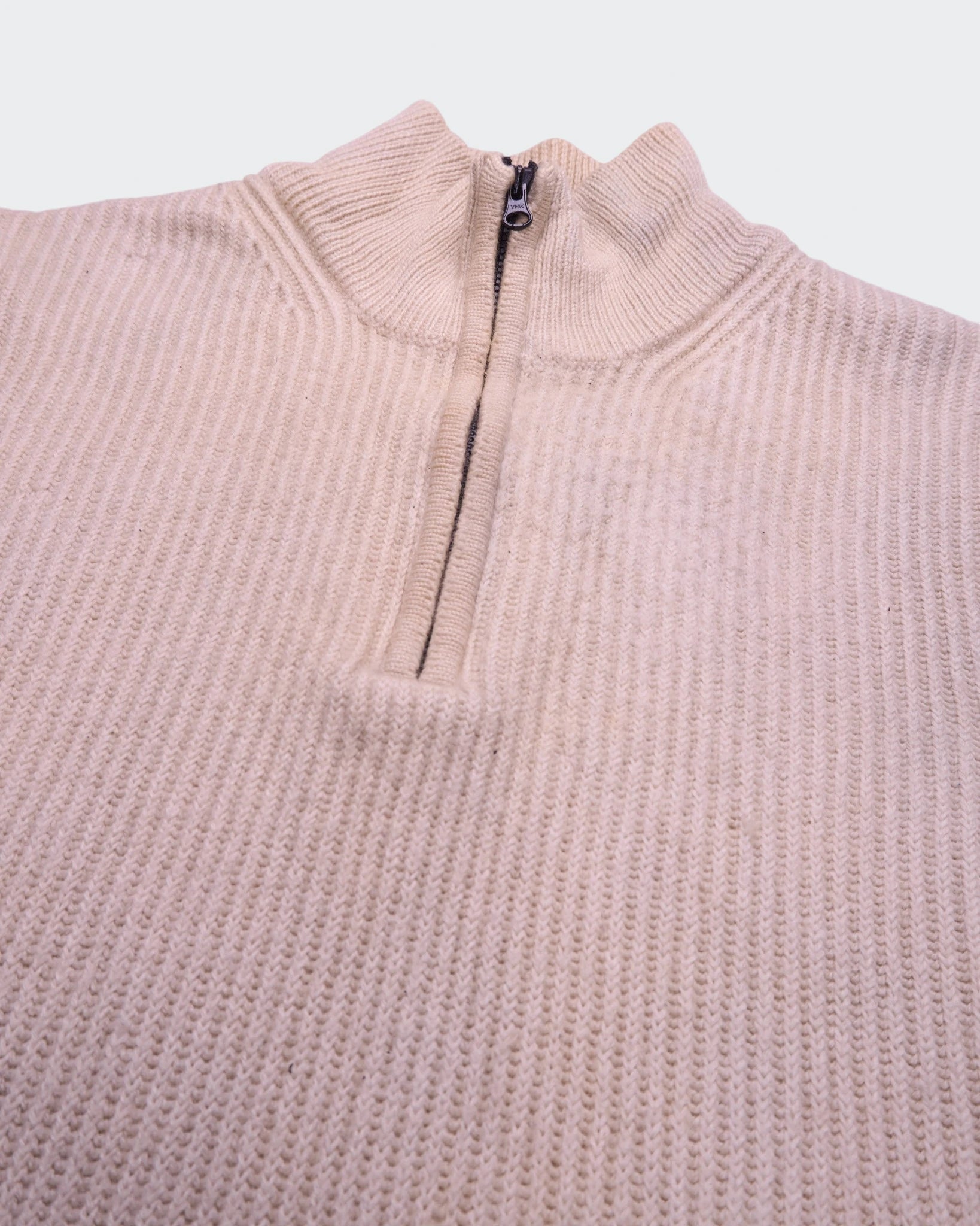 C.P. Company Beige Quarter-zip Jumper - L
