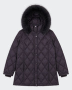 Burberry Purple Quilted Jacket - M