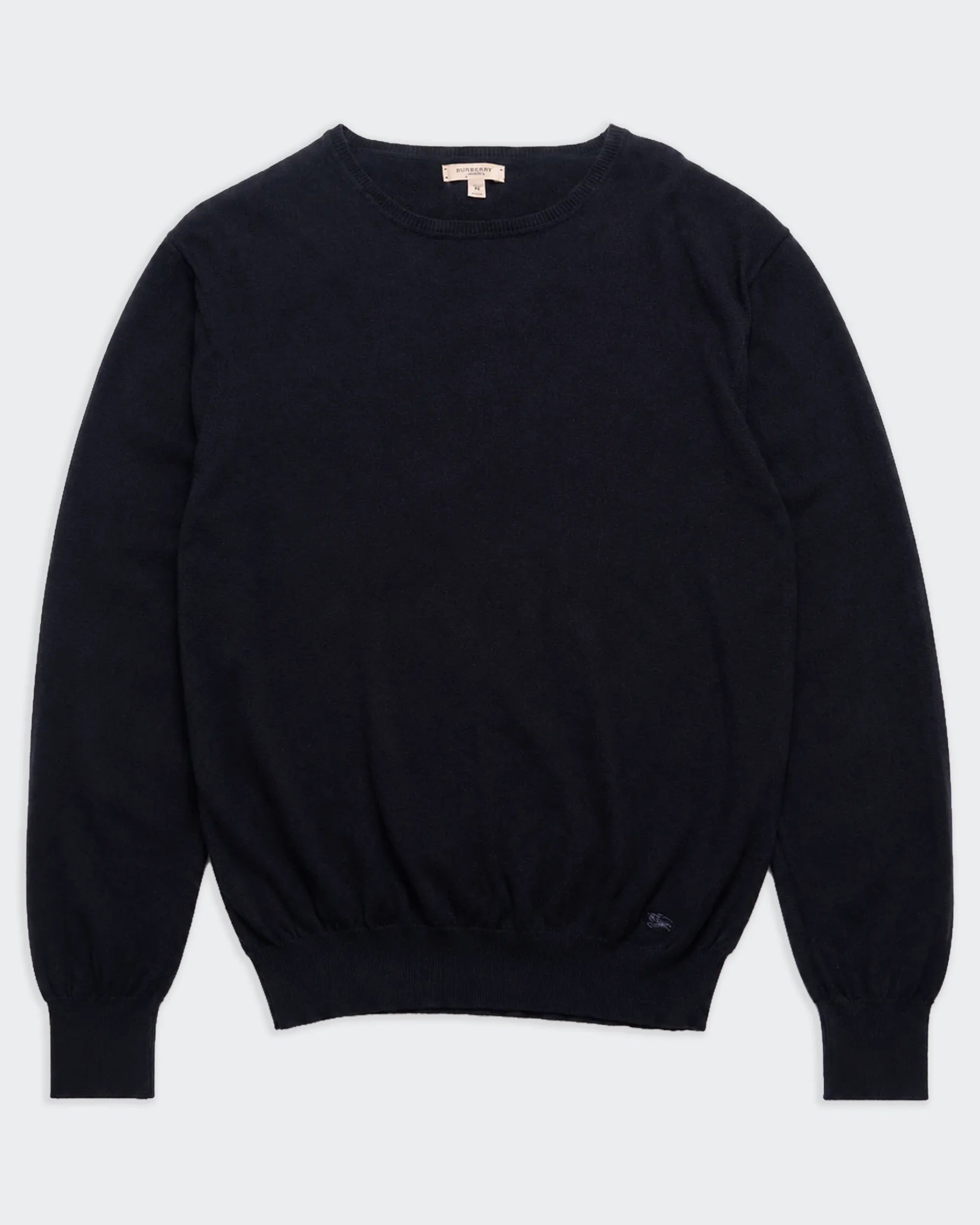 Burberry Black Crewneck Jumper - M