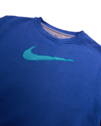 Nike Blue Crewneck Jumper - S
