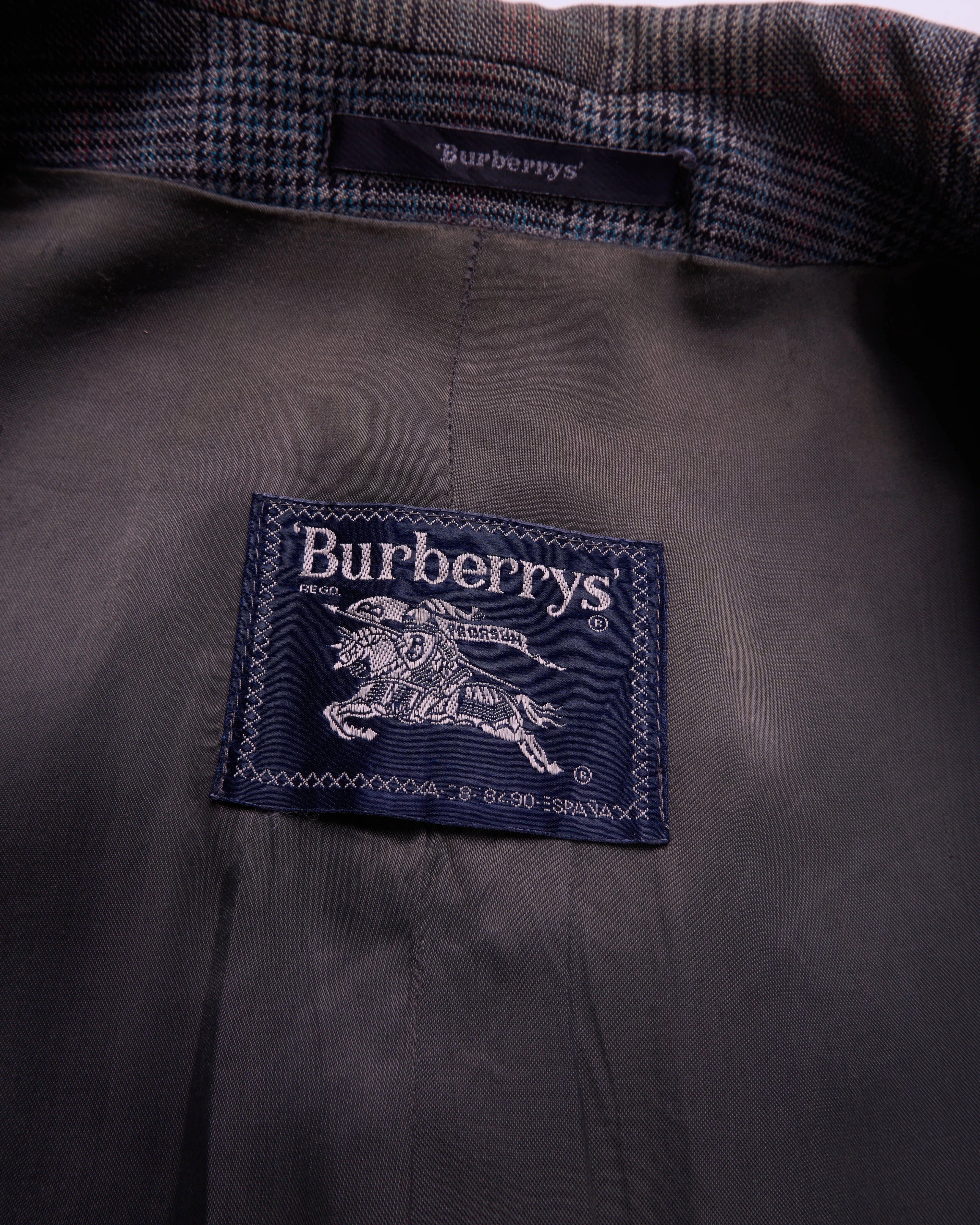 Burberry Grey Overcoat - L