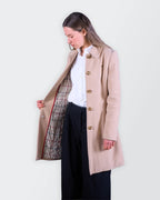 Burberry Beige Overcoat - S