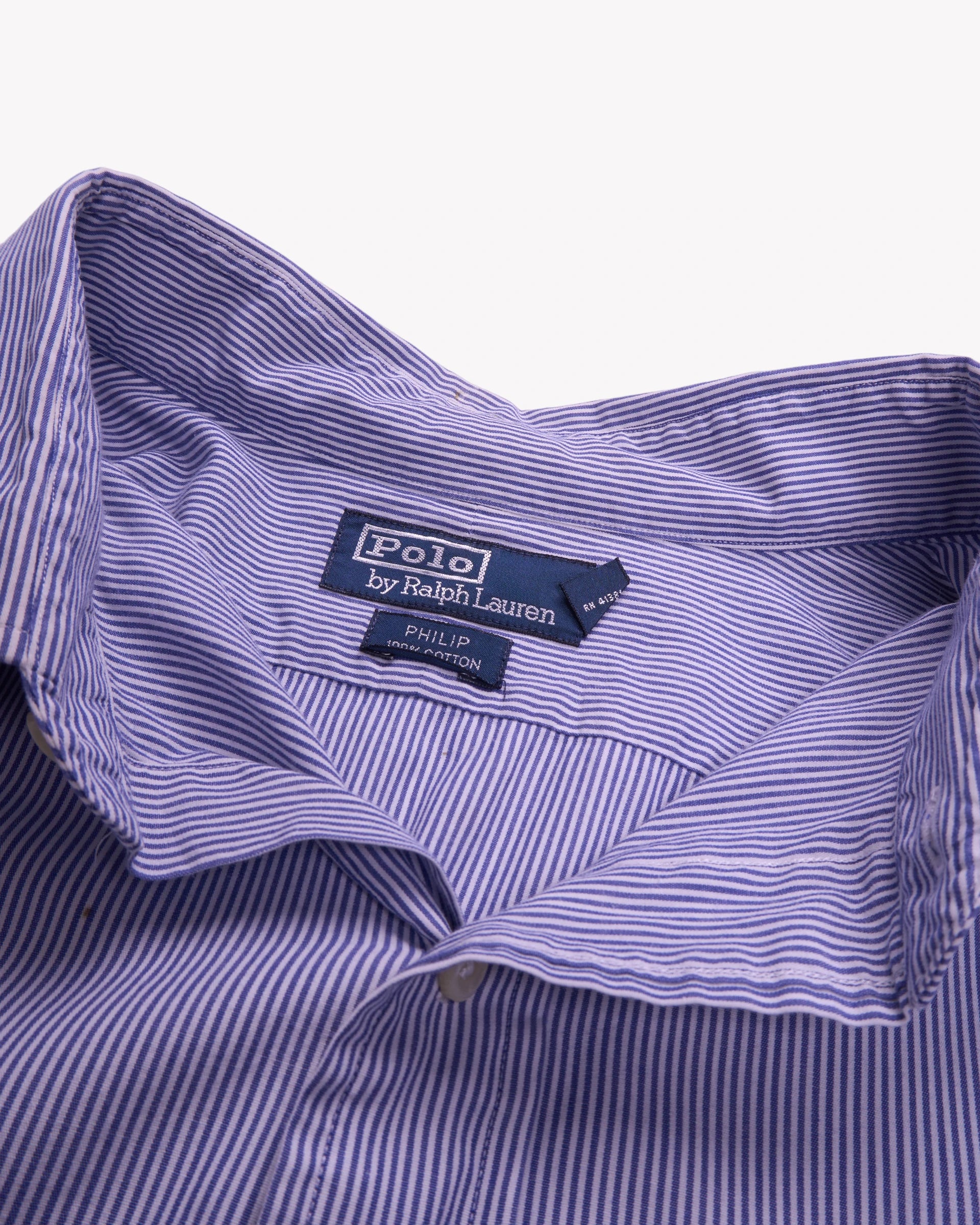 Ralph Lauren Blue Button-up Shirt - XL