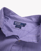 Ralph Lauren Blue Button-up Shirt - XL