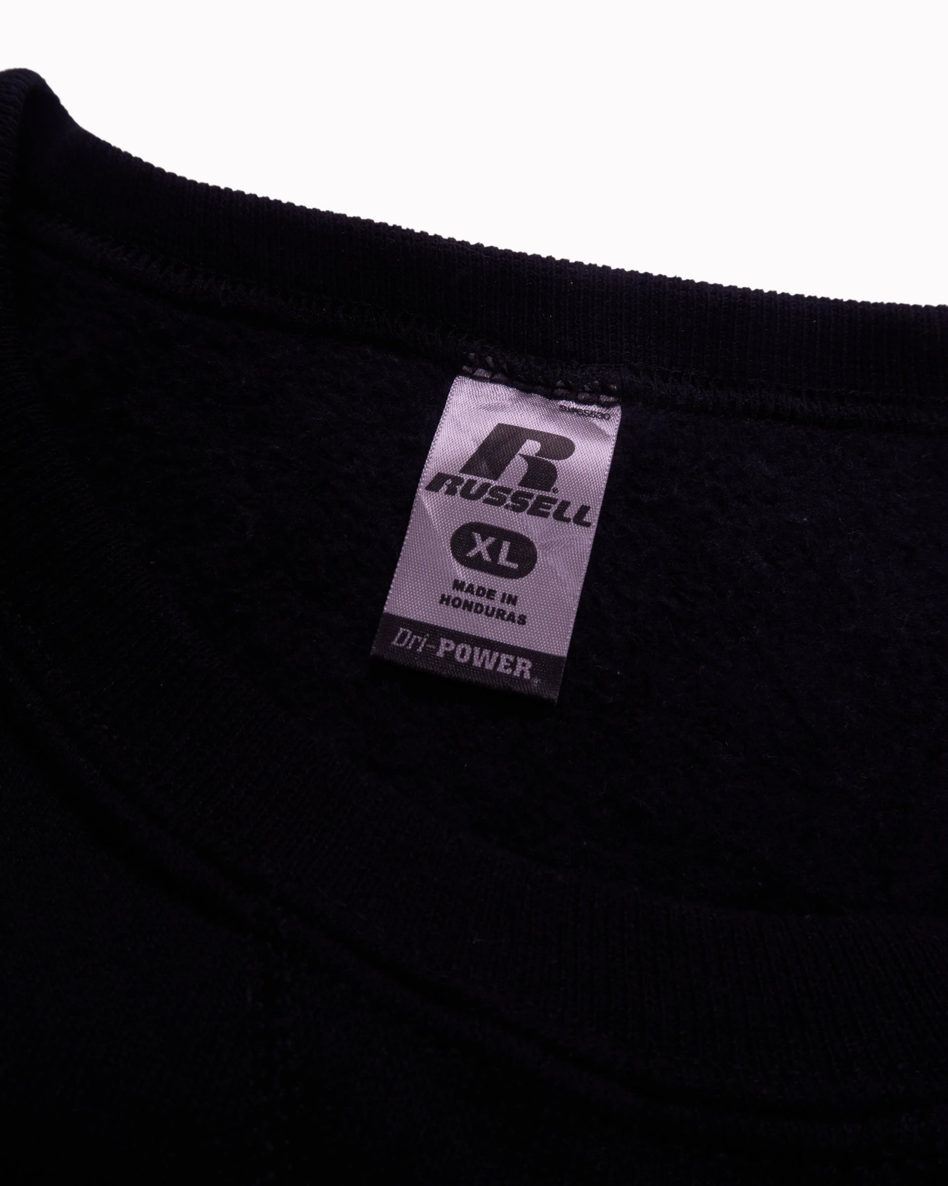 Russell Athletic Black Crewneck Jumper - XL