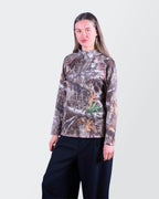 Realtree Brown Quarter-zip Jumper - S